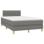 Box spring bed with dark gray fabric mattress 120x200 cm by vidaXL, Beds and slatted bases - Ref: Foro24-3140842, Price: 380,...