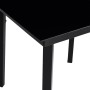 Set comedor de jardín 5 pzas con cojines ratán sintético beige