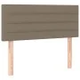 Box spring bed with taupe gray fabric mattress 120x200 cm by vidaXL, Beds and slatted bases - Ref: Foro24-3140685, Price: 347...
