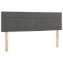 Box spring bed with dark gray velvet mattress 140x190 cm by vidaXL, Beds and slatted bases - Ref: Foro24-3141360, Price: 417,...