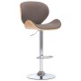 Taburete de cocina de tela color gris taupe de vidaXL, Taburetes de cocina - Ref: Foro24-287414, Precio: 150,62 €, Descuento: %