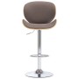 Taburete de cocina de tela color gris taupe de vidaXL, Taburetes de cocina - Ref: Foro24-287414, Precio: 150,62 €, Descuento: %