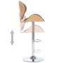 Taburete de cocina de tela color gris taupe de vidaXL, Taburetes de cocina - Ref: Foro24-287414, Precio: 150,62 €, Descuento: %