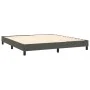Box spring bed with dark gray velvet mattress 160x200 cm by vidaXL, Beds and slatted bases - Ref: Foro24-3141432, Price: 483,...