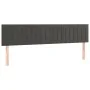 Box spring bed with dark gray velvet mattress 160x200 cm by vidaXL, Beds and slatted bases - Ref: Foro24-3141432, Price: 483,...