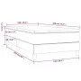Box spring bed with black fabric mattress 100x200 cm by vidaXL, Beds and slatted bases - Ref: Foro24-3144055, Price: 268,83 €...
