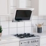 Dunstabzugshaube aus Edelstahl und silbernem Hartglas, 60 cm von vidaXL, Extraktoren - Ref: Foro24-51661, Preis: 171,57 €, Ra...