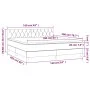 Box spring bed with pink velvet mattress 160x200 cm by vidaXL, Beds and slatted bases - Ref: Foro24-3141496, Price: 474,44 €,...