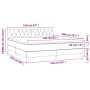 Cama box spring con colchón terciopelo rosa 160x200 cm de vidaXL, Camas y somieres - Ref: Foro24-3141496, Precio: 487,17 €, D...
