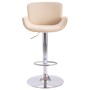 Cremefarbener Küchenhocker aus Kunstleder von vidaXL, Küchenhocker - Ref: Foro24-287377, Preis: 148,84 €, Rabatt: %
