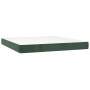 Boxspringbett mit dunkelgrüner Samtmatratze 200x200 cm von vidaXL, Betten und Lattenroste - Ref: Foro24-3141506, Preis: 646,8...