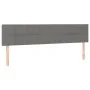 Cama box spring con colchón tela gris oscuro 200x200 cm de vidaXL, Camas y somieres - Ref: Foro24-3140082, Precio: 582,39 €, ...