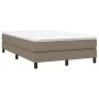 Box spring bed with taupe gray fabric mattress 120x200 cm by vidaXL, Beds and slatted bases - Ref: Foro24-3144065, Price: 312...