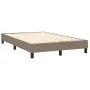 Box spring bed with taupe gray fabric mattress 120x200 cm by vidaXL, Beds and slatted bases - Ref: Foro24-3144065, Price: 312...