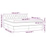 Boxspringbett mit dunkelgrauer Samtmatratze 160x200 cm von vidaXL, Betten und Lattenroste - Ref: Foro24-3141492, Preis: 492,9...