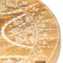 Hand painted stool solid mango wood 38x38x35 cm by vidaXL, Kitchen stools - Ref: Foro24-287445, Price: 72,16 €, Discount: %