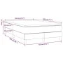 Box spring bed with taupe gray fabric mattress 120x200 cm by vidaXL, Beds and slatted bases - Ref: Foro24-3144065, Price: 312...