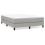 Boxspringbett mit hellgrauer Stoffmatratze 160x200 cm von vidaXL, Betten und Lattenroste - Ref: Foro24-3144085, Preis: 449,73...