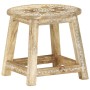 Handbemalter Hocker aus massivem Mangoholz, 38 x 38 x 35 cm von vidaXL, Küchenhocker - Ref: Foro24-287445, Preis: 72,16 €, Ra...