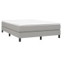 Boxspringbett mit hellgrauer Stoffmatratze 160x200 cm von vidaXL, Betten und Lattenroste - Ref: Foro24-3144085, Preis: 449,73...