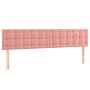 Boxspringbett mit rosa Samtmatratze 160x200 cm von vidaXL, Betten und Lattenroste - Ref: Foro24-3141556, Preis: 456,91 €, Rab...