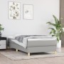 Box spring bed with light gray fabric mattress 80x200 cm by vidaXL, Beds and slatted bases - Ref: Foro24-3144127, Price: 248,...