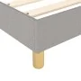 Box spring bed with light gray fabric mattress 80x200 cm by vidaXL, Beds and slatted bases - Ref: Foro24-3144127, Price: 253,...