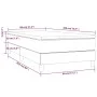 Box spring bed with light gray fabric mattress 80x200 cm by vidaXL, Beds and slatted bases - Ref: Foro24-3144127, Price: 253,...
