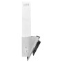 Stainless steel and silver tempered glass extractor hood 60 cm by vidaXL, Extractors - Ref: Foro24-51661, Price: 171,57 €, Di...