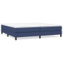 Cama box spring con colchón tela azul 200x200 cm de vidaXL, Camas y somieres - Ref: Foro24-3144107, Precio: 534,81 €, Descuen...