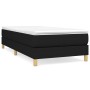 Boxspringbett mit schwarzer Stoffmatratze 90x190 cm von vidaXL, Betten und Lattenroste - Ref: Foro24-3144137, Preis: 273,86 €...