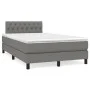Boxspringbett mit dunkelgrauer Stoffmatratze 120x200 cm von vidaXL, Betten und Lattenroste - Ref: Foro24-3140282, Preis: 399,...