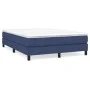 Cama box spring con colchón tela azul 140x200 cm de vidaXL, Camas y somieres - Ref: Foro24-3144083, Precio: 384,71 €, Descuen...