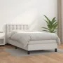 Boxspringbett mit weißer Kunstledermatratze 90x190 cm von vidaXL, Betten und Lattenroste - Ref: Foro24-3141102, Preis: 289,11...