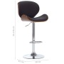 Taburete de cocina cuero sintético negro de vidaXL, Taburetes de cocina - Ref: Foro24-287409, Precio: 134,66 €, Descuento: %
