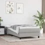 Box spring bed with light gray fabric mattress 80x200 cm by vidaXL, Beds and slatted bases - Ref: Foro24-3144029, Price: 252,...