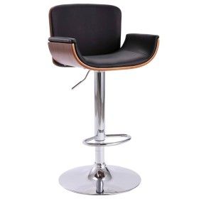 Schwarzer Küchenhocker aus Kunstleder von vidaXL, Küchenhocker - Ref: Foro24-287375, Preis: 165,33 €, Rabatt: %