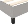 Box spring bed with light gray fabric mattress 80x200 cm by vidaXL, Beds and slatted bases - Ref: Foro24-3144029, Price: 252,...