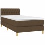 Boxspringbett mit dunkelbrauner Stoffmatratze 90x200 cm von vidaXL, Betten und Lattenroste - Ref: Foro24-3140828, Preis: 293,...