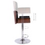 Schwarzer Küchenhocker aus Kunstleder von vidaXL, Küchenhocker - Ref: Foro24-287375, Preis: 165,33 €, Rabatt: %