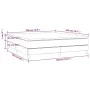 Box spring bed with light gray fabric mattress 180x200 cm by vidaXL, Beds and slatted bases - Ref: Foro24-3144093, Price: 489...