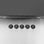 Stainless steel and silver tempered glass extractor hood 60 cm by vidaXL, Extractors - Ref: Foro24-51661, Price: 171,57 €, Di...