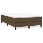 Box spring bed with dark brown fabric mattress 120x200 cm by vidaXL, Beds and slatted bases - Ref: Foro24-3144064, Price: 334...