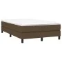 Box spring bed with dark brown fabric mattress 120x200 cm by vidaXL, Beds and slatted bases - Ref: Foro24-3144064, Price: 334...