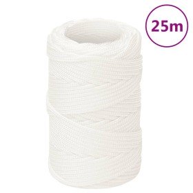 Cuerda de barco polipropileno blanco intenso 2 mm 25 m