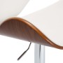Weißer Küchenhocker aus Kunstleder von vidaXL, Küchenhocker - Ref: Foro24-287410, Preis: 146,28 €, Rabatt: %