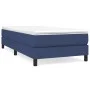 Box spring bed with blue fabric mattress 100x200 cm by vidaXL, Beds and slatted bases - Ref: Foro24-3144059, Price: 289,37 €,...