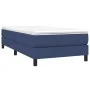 Box spring bed with blue fabric mattress 100x200 cm by vidaXL, Beds and slatted bases - Ref: Foro24-3144059, Price: 289,37 €,...