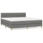 Boxspringbett mit dunkelgrauer Stoffmatratze 180x200 cm von vidaXL, Betten und Lattenroste - Ref: Foro24-3140874, Preis: 604,...