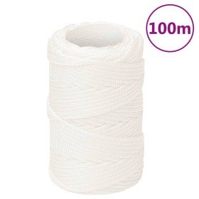 Cuerda de barco polipropileno blanco intenso 2 mm 100 m